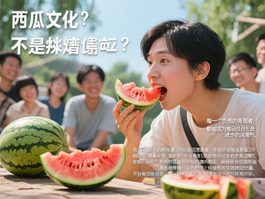 吃瓜文化是网络时代不可忽视的现象，但它绝